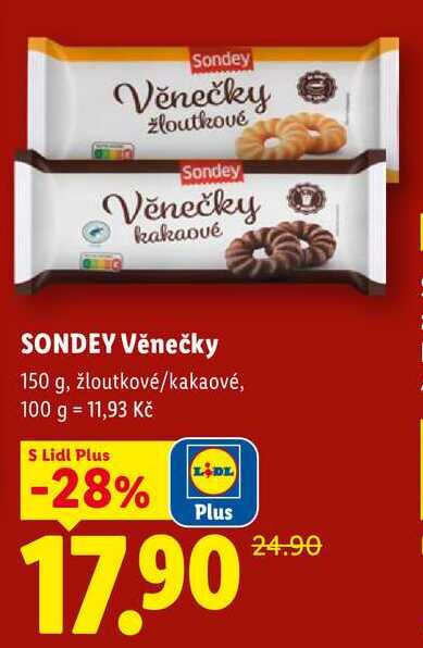 SONDEY Věnečky, 150 g