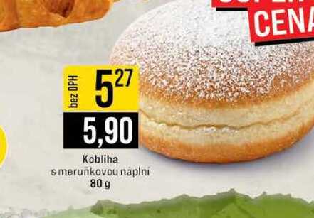 Kobliha s meruňkovou náplní 80g