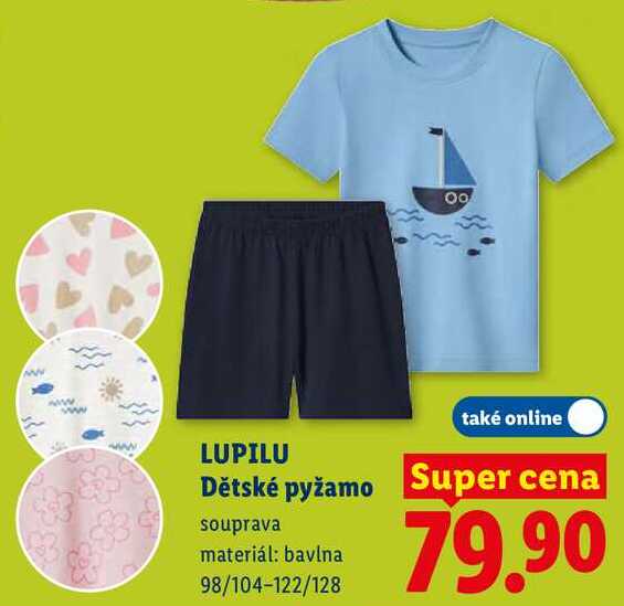 LUPILU Dětské pyžamo Lidl