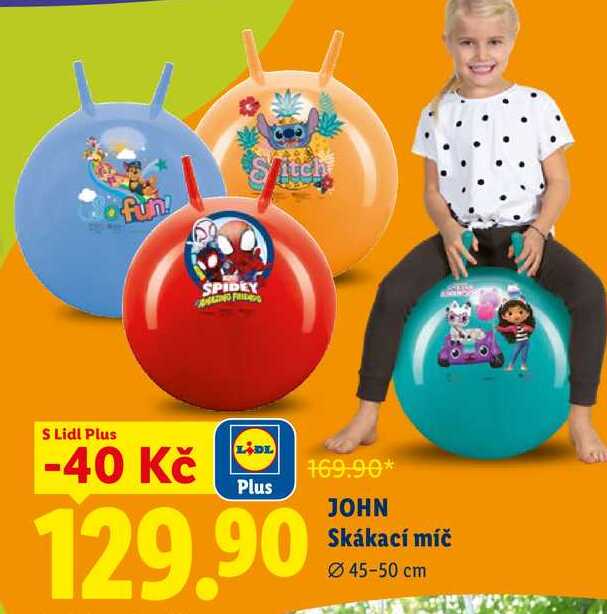 JOHN Skákací míč Lidl