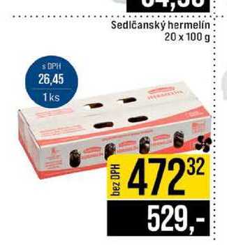 Sedlčanský hermelín 20 x 100 g
