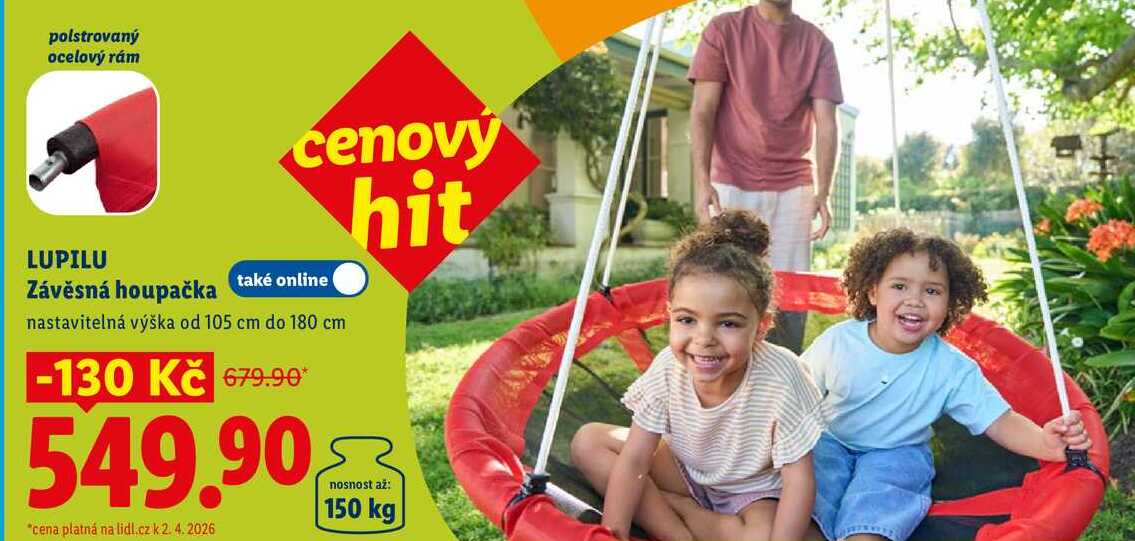 LUPILU Závěsná houpačka