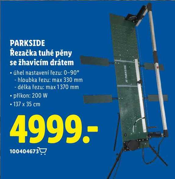 PARKSIDE Řezačka tuhé pěny se žhavicím drátem