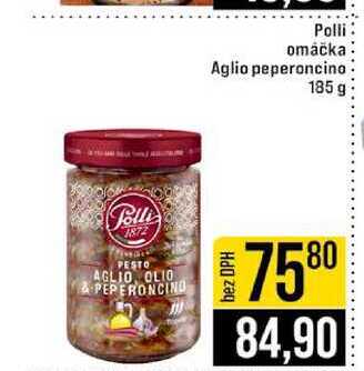 Polli omáčka Aglio peperoncino 185 g