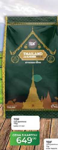 TDF rýže jasmínová 17kg