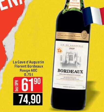 La Cave d'Augustin Florent Bordeaux Rouge AOC 0.75l