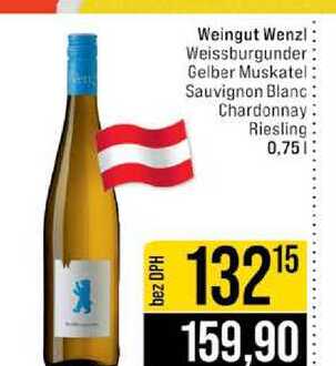 Weingut Wenzl Weissburgunder Gelber Muskatel Sauvignon Blanc Chardonnay Riesling 0,75l