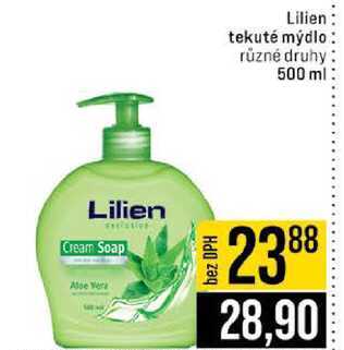 Lilien tekuté mýdlo různé druhy 500 ml JIP
