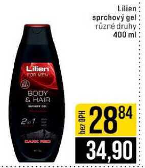Lilien sprchový gel různé druhy 400 ml JIP