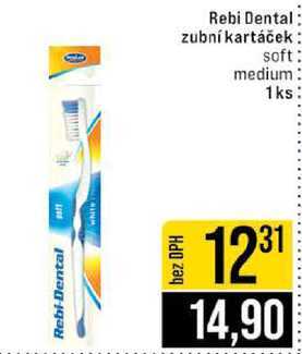 Rebi Dental zubní kartáček soft medium 1ks JIP