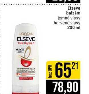 Elseve balzám jemné vlasy barvené vlasy 200 ml 