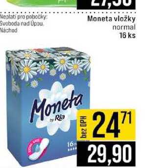 Moneta vložky normal 16 ks JIP