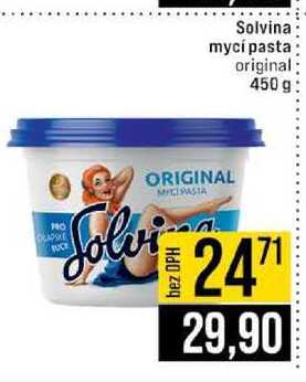 Solvina mycí pasta original 450 g JIP