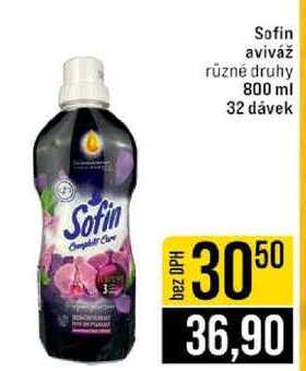 Sofin aviváž různé druhy 800 ml 32 dávek JIP