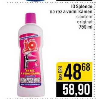 10 Splendo na rez a vodní kámen soctem original 750 ml JIP