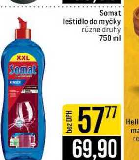 Somat leštidlo do myčky různé druhy 750 ml JIP