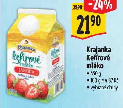 Krajanka Kefírové mléko, 450 g