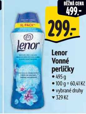 Lenor Vonné perličky, 495 g