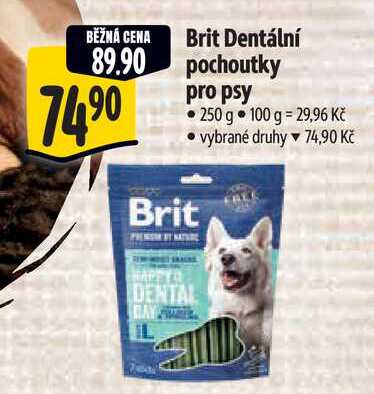 Brit Dentální pochoutky pro psy, 250 g