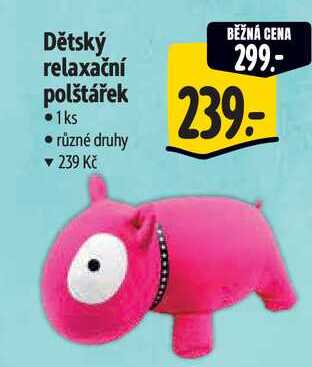 Dětský relaxační polštářek