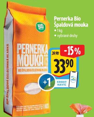 Pernerka Bio Špaldová mouka, 1 kg