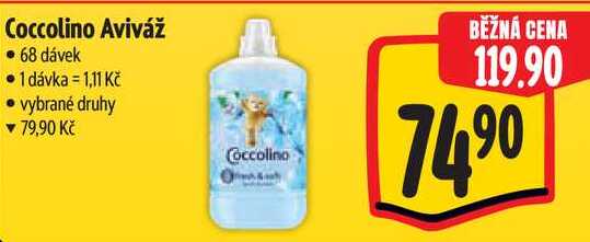 Coccolino Aviváž, 68 dávek 