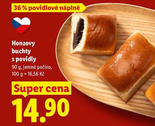 Honzovy buchty s povidly, 90 g