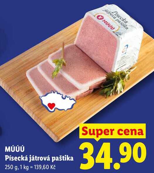 MÚÚÚ Písecká játrová paštika, 250 g
