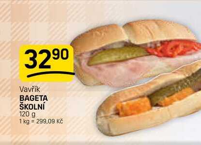 BAGETA ŠKOLNÍ 120 g