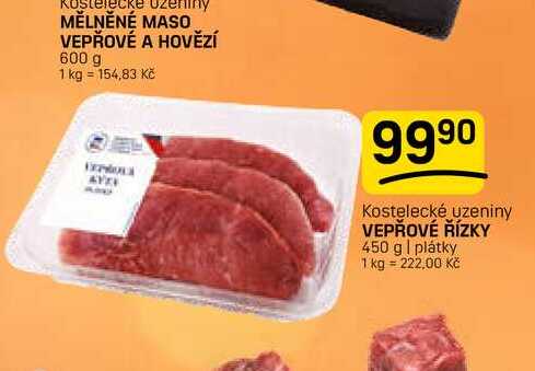 VEPŘOVÉ ŘÍZKY 450 g | plátky