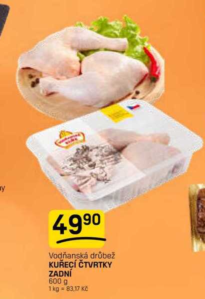 KUŘECÍ ČTVRTKY ZADNÍ 600 g 