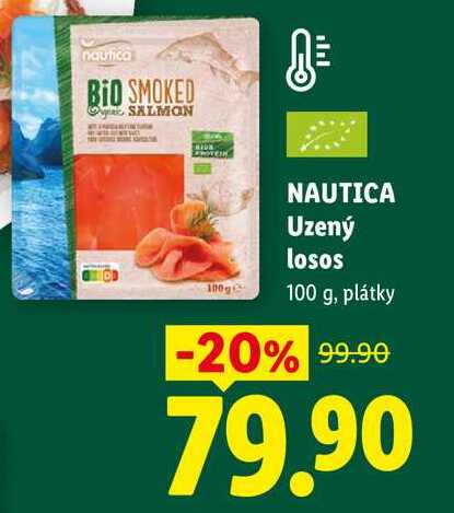 NAUTICA Uzený losos, 100 g
