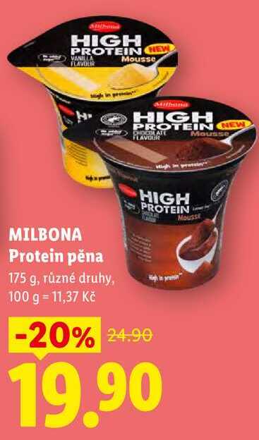 MILBONA Protein pěna, 175 g