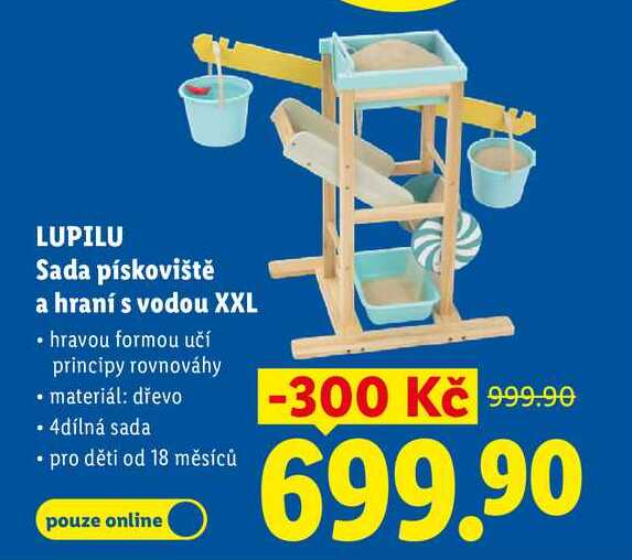 LUPILU Sada pískoviště a hraní s vodou XXL Lidl