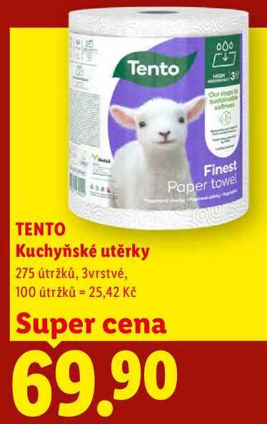 TENTO Kuchyňské utěrky Lidl