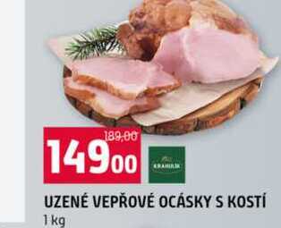 UZENÉ VEPŘOVÉ OCÁSKY S KOSTÍ 1 kg