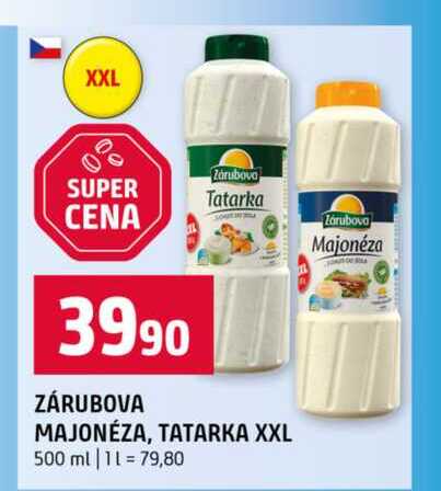 ZÁRUBOVA MAJONÉZA, TATARKA XXL 500 ml