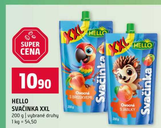 HELLO SVAČINKA XXL 200 g vybrané druhy Terno
