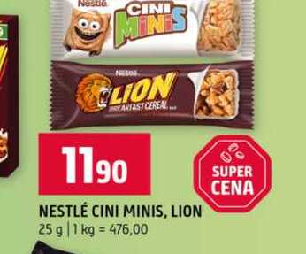 NESTLÉ CINI MINIS, LION 25 g 