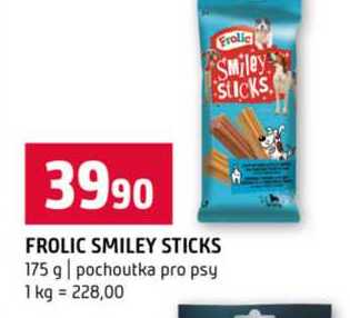 FROLIC SMILEY STICKS 175 g pochoutka pro psy