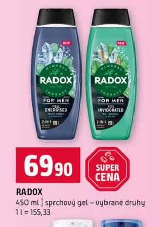 RADOX 450 ml sprchový gel vybrané druhy Terno