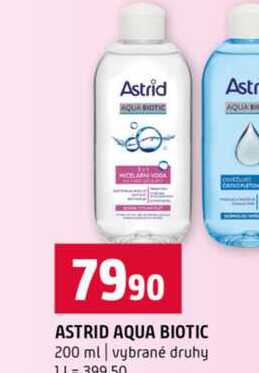 ASTRID AQUA BIOTIC 200 ml vybrané druhy Terno