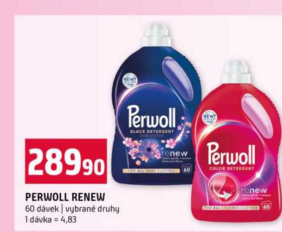 PERWOLL RENEW 60 dávek vybrané druhy Terno