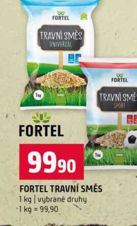 FORTEL TRAVNÍ SMĚS 1 kg vybrané druhy 