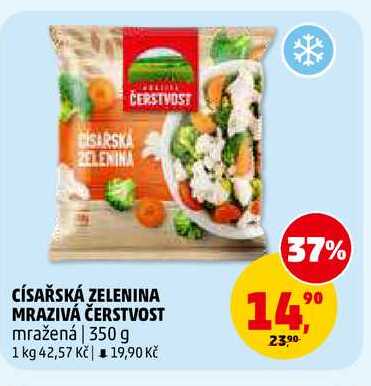 CÍSAŘSKÁ ZELENINA MRAZIVÁ ČERSTVOST, 350 g