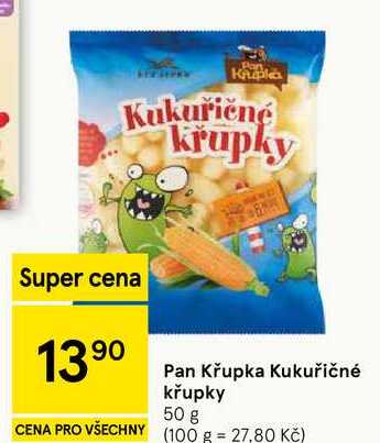 Pan Křupka Kukuřičné křupky, 50 g