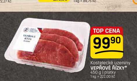 VEPŘOVÉ ŘÍZKY 450 g | plátky 