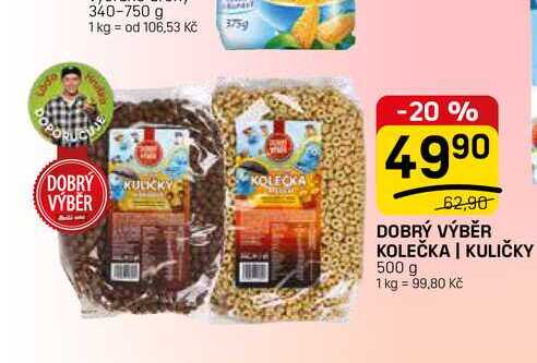 DOBRÝ VÝBĚR KOLEČKA | KULIČKY 500 g 