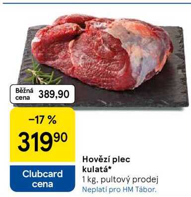 Hovězí plec kulatá, 1 kg 