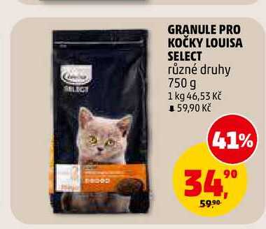 GRANULE PRO KOČKY LOUISA SELECT, 750 g 